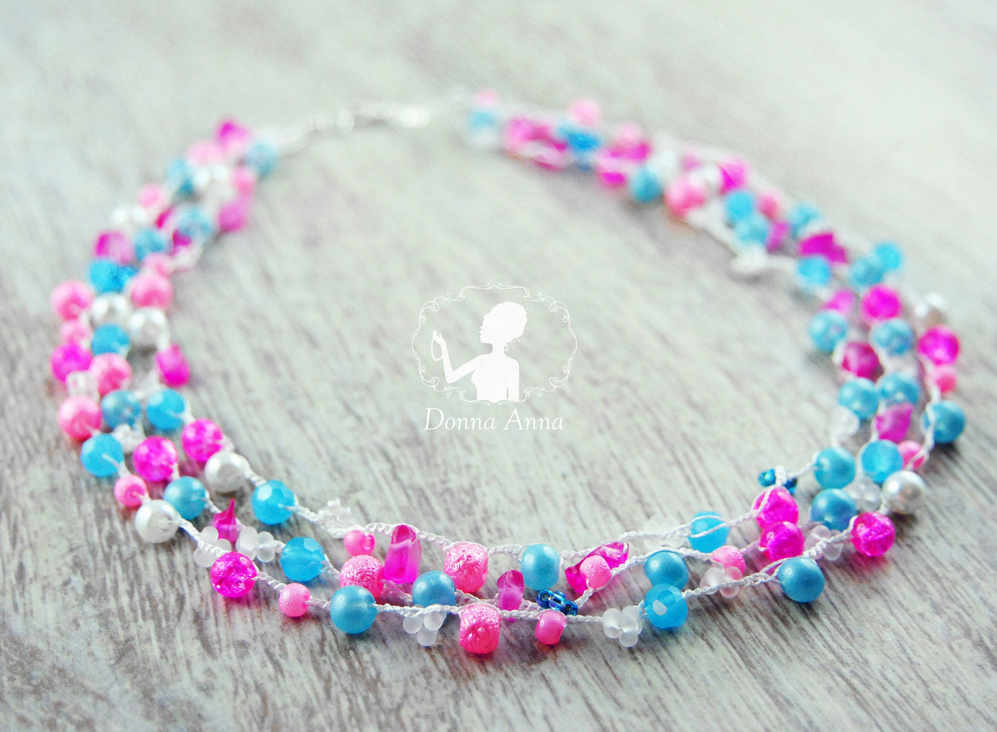 Kette "Pastellträume" UNIKAT