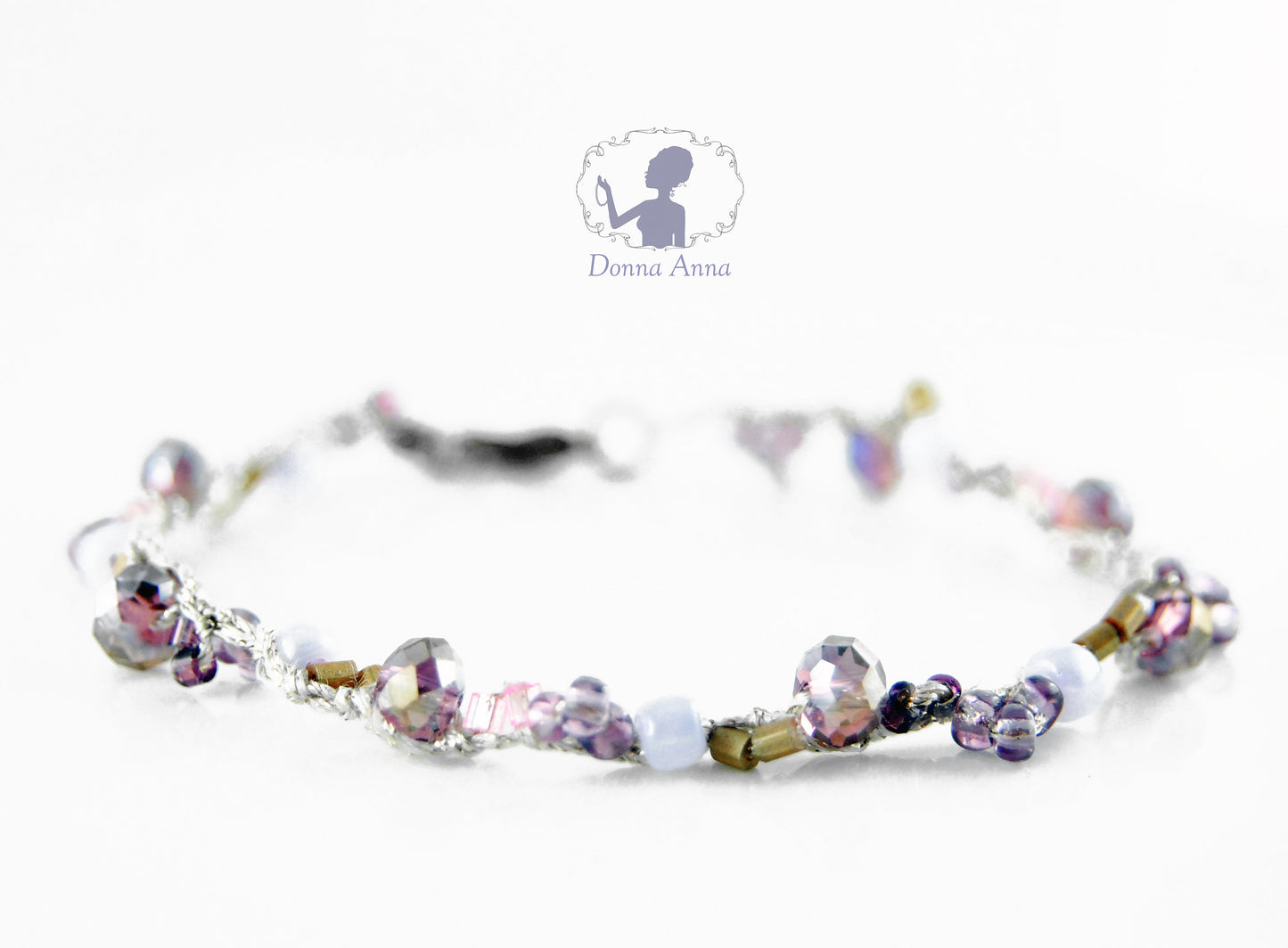 Fliederbusch / UNIKAT-Armband