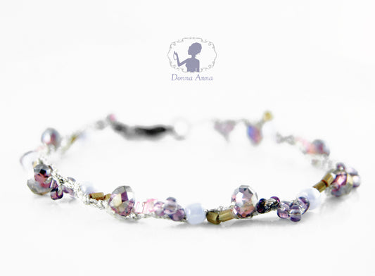 Fliederbusch / UNIKAT-Armband