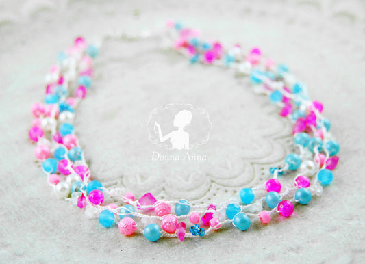 Kette "Pastellträume" UNIKAT