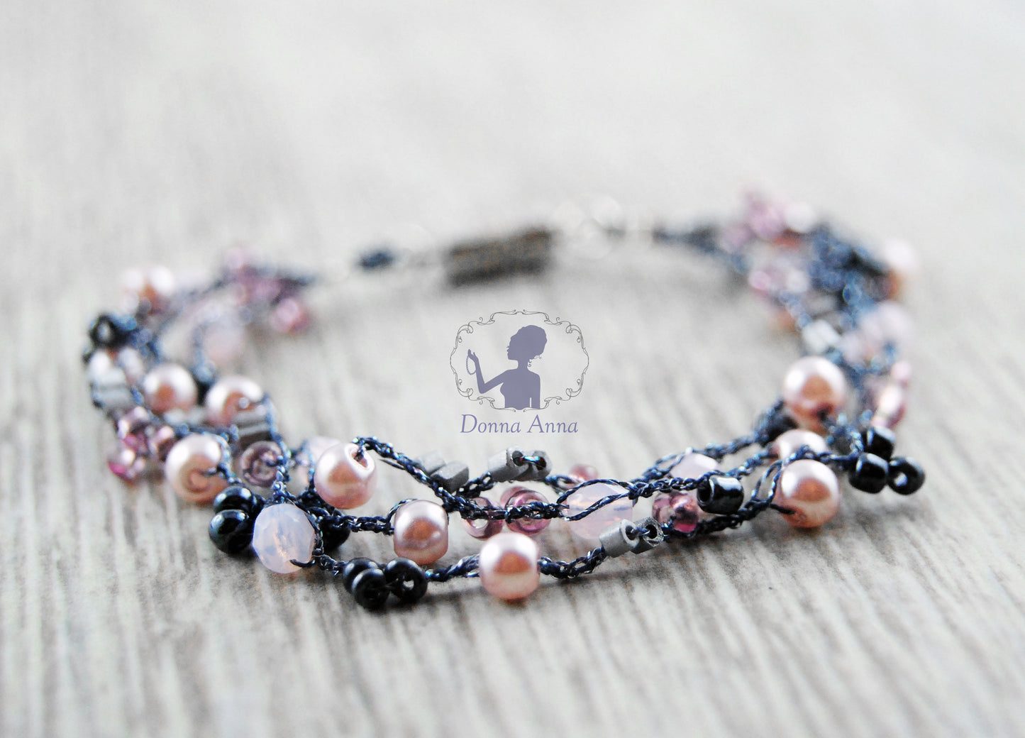 Fliederhauch / UNIKAT-Armband