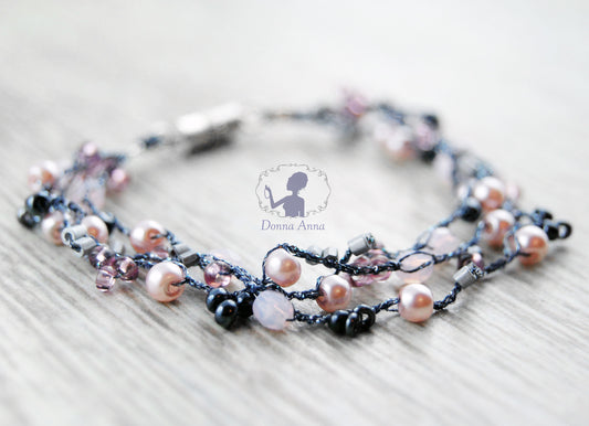 Fliederhauch / UNIKAT-Armband