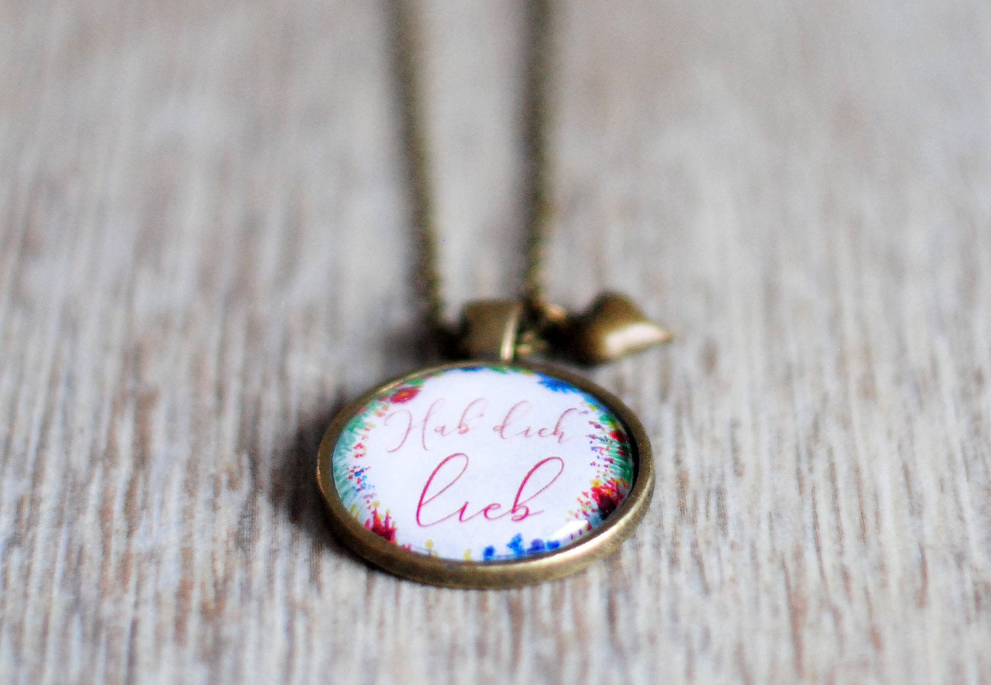 Amulett "Hab dich lieb" II