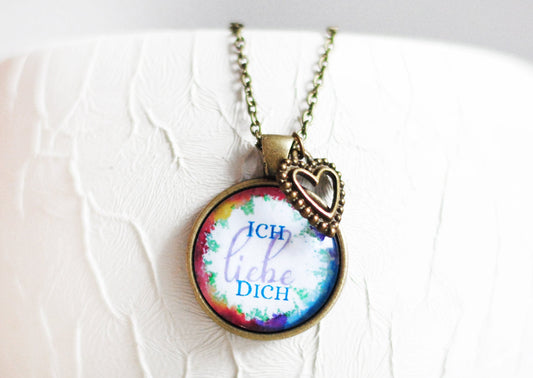 Amulett "Ich liebe Dich"