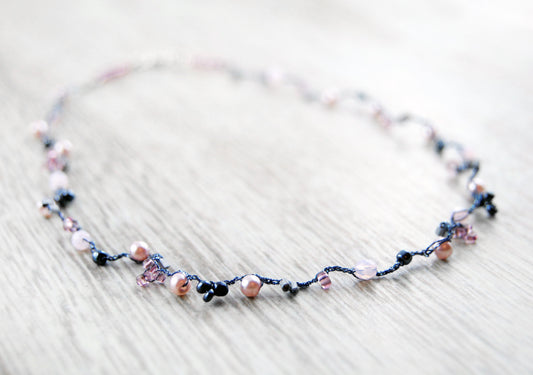 Schlichte Kette "Rosenblüte"