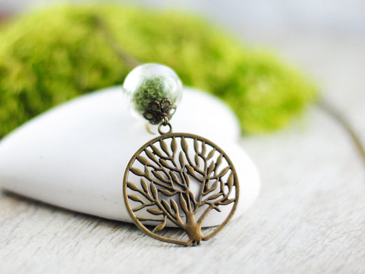 Glaskugel-Kette "Lebensbaum"