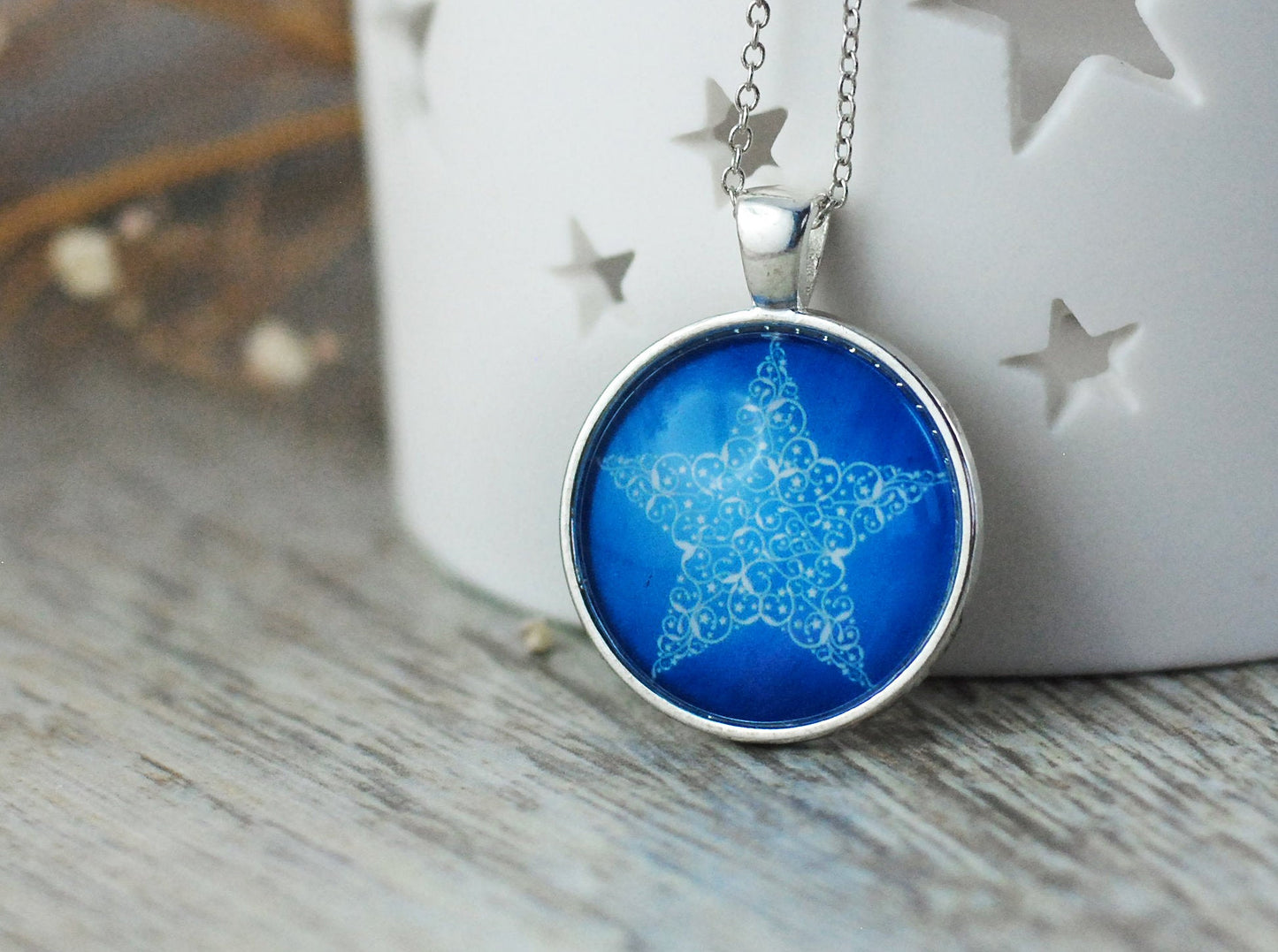 Amulett "Blue Star"