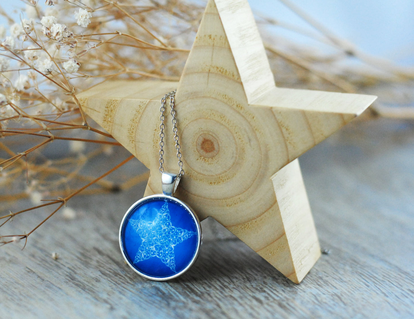 Amulett "Blue Star"