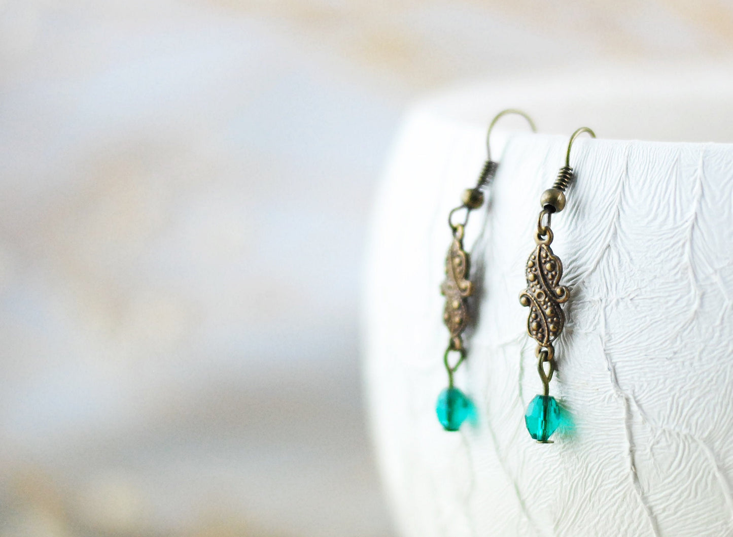 Smaragdgold" Ohrhänger