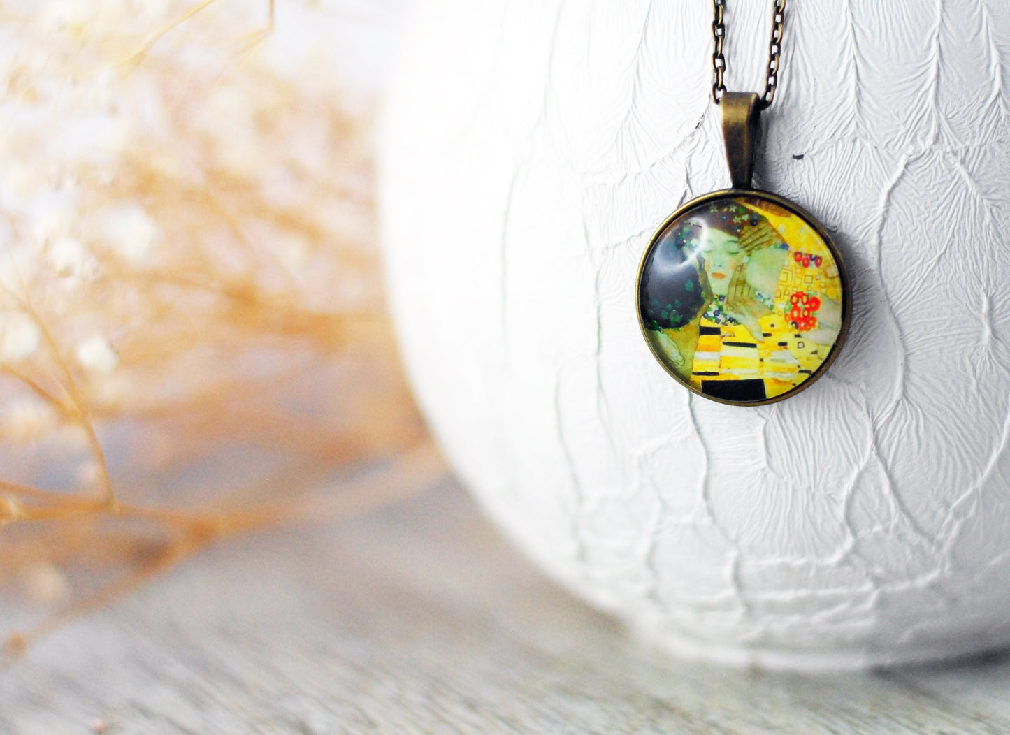 KLIMT "Der Kuss" - KunstAmulett