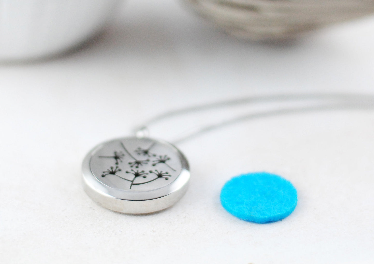 Pusteblumen-Medaillon "Wünsch dir was"