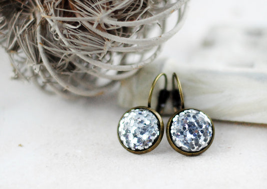 Ohrhänger "Funkelstein" Silber