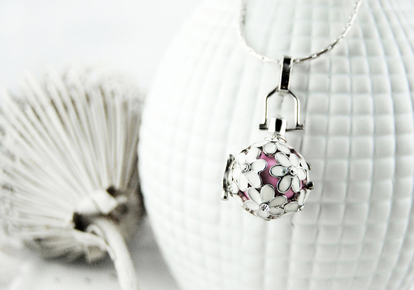 Medaillon "Blütenzauber" Rosa