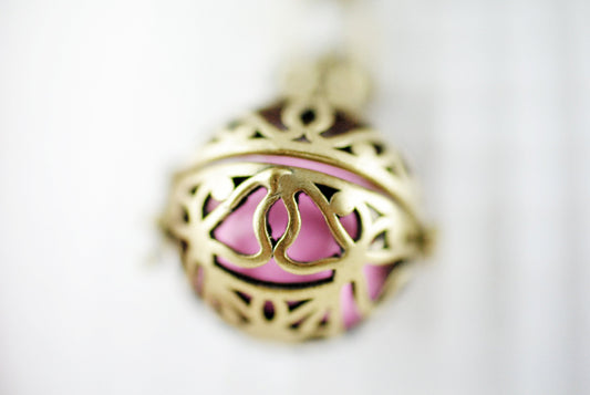 Medaillon "Schatzkugel" Rosa