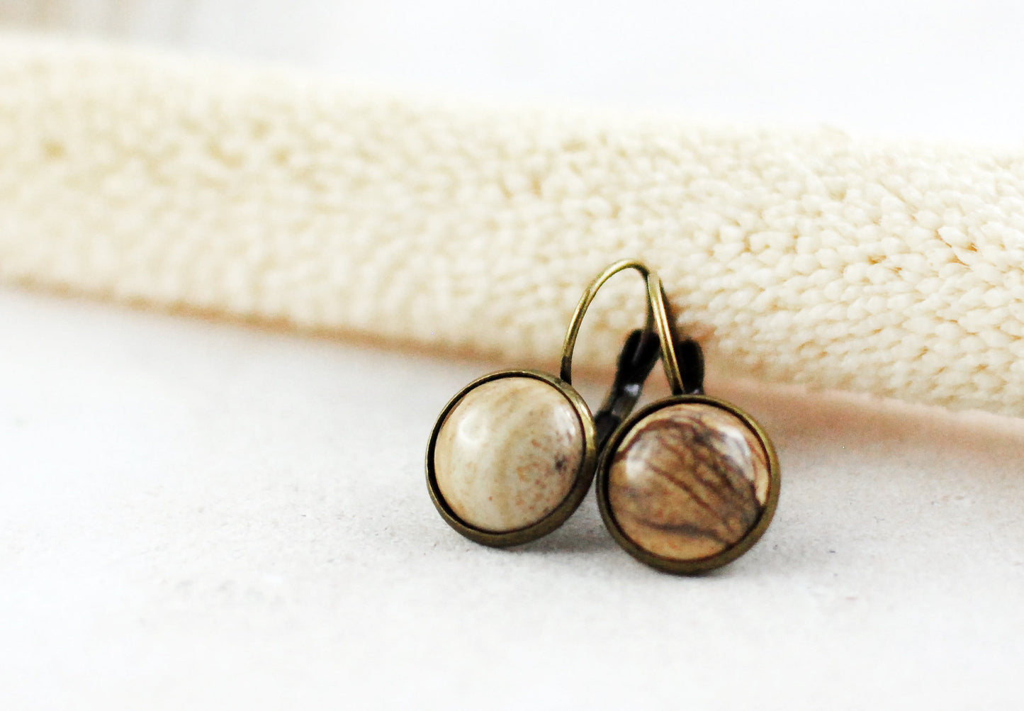 Edelstein-Ohrhänger Jaspis