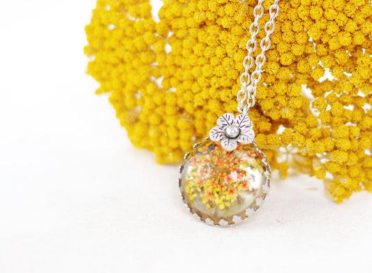 Amulett "Frühlingstraum" Gelb