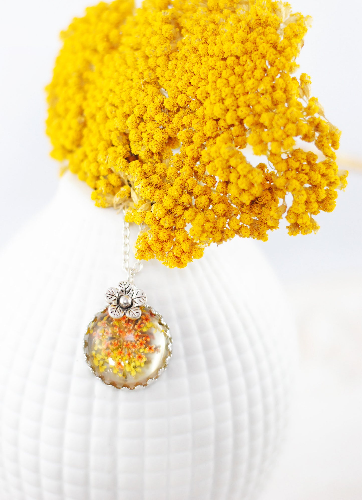 Amulett "Frühlingstraum" Gelb