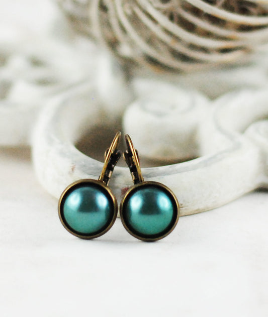 Ohrhänger "Tannengrün"