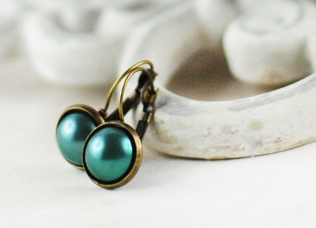 Ohrhänger "Tannengrün"