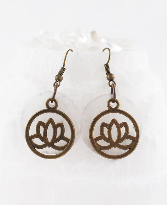 Ohrhänger "Lotublume"