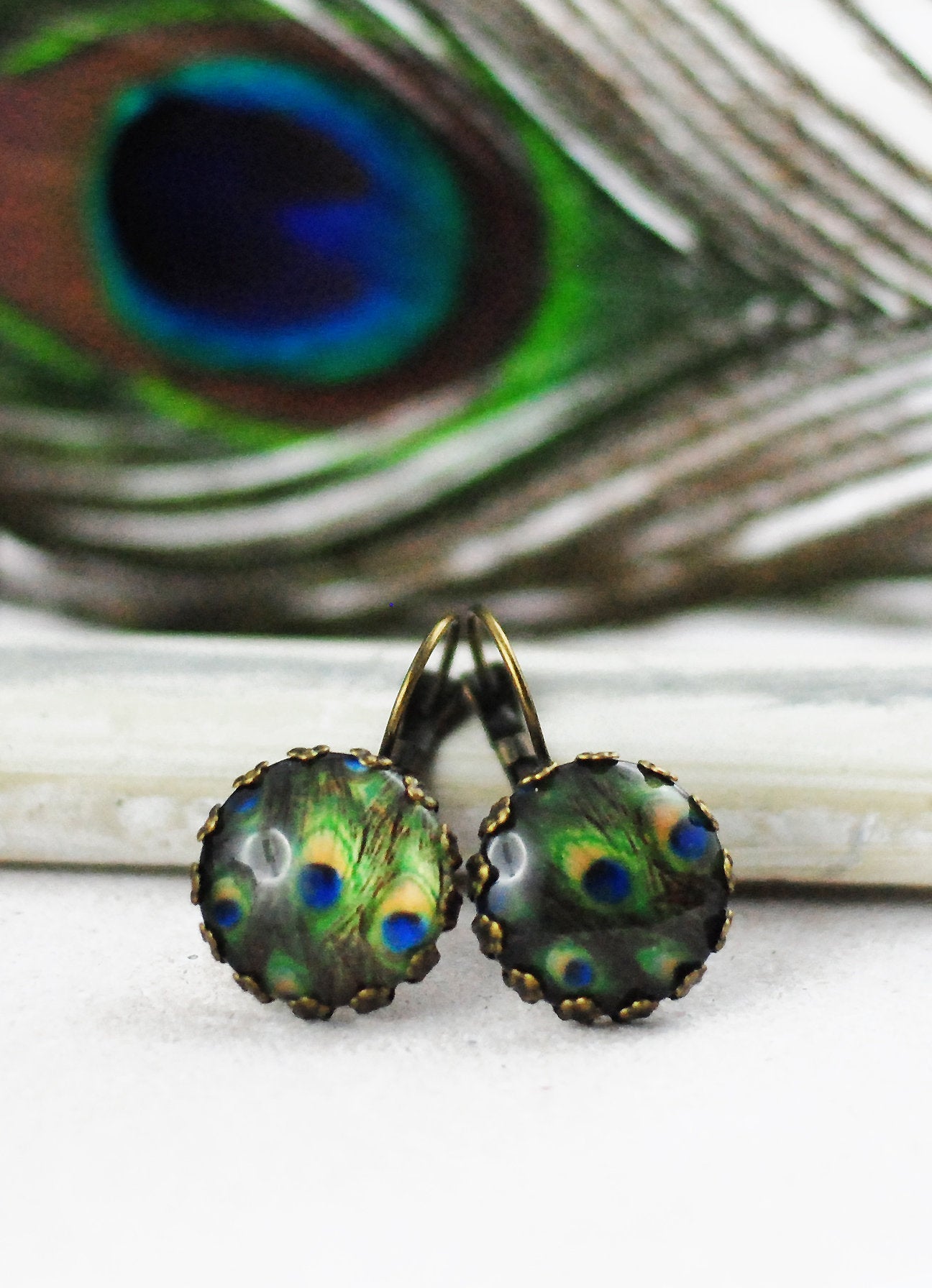 Ohrhänger "Pfauenauge" II