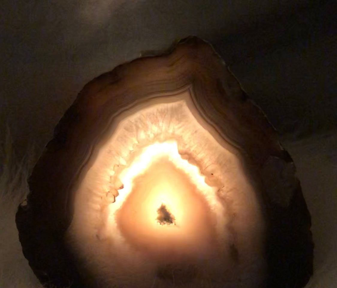 Teelicht Achat Unikat 1