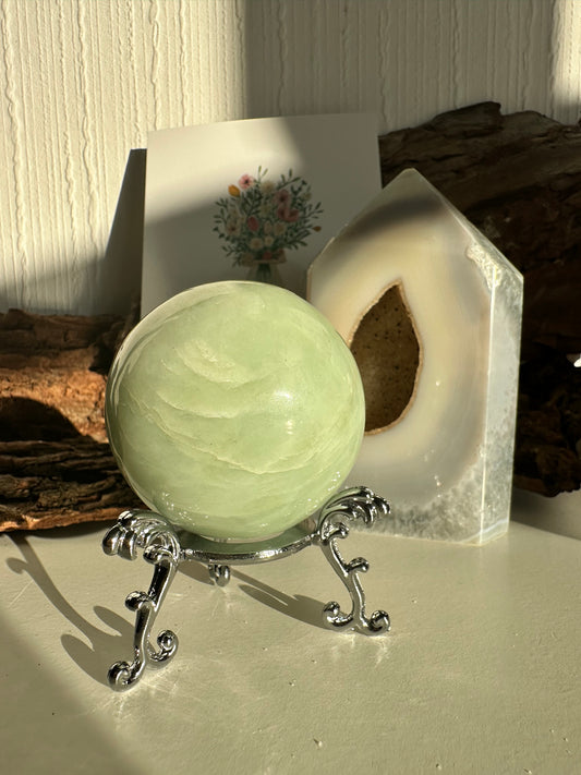 Kugel Grüner Calcit 50 mm