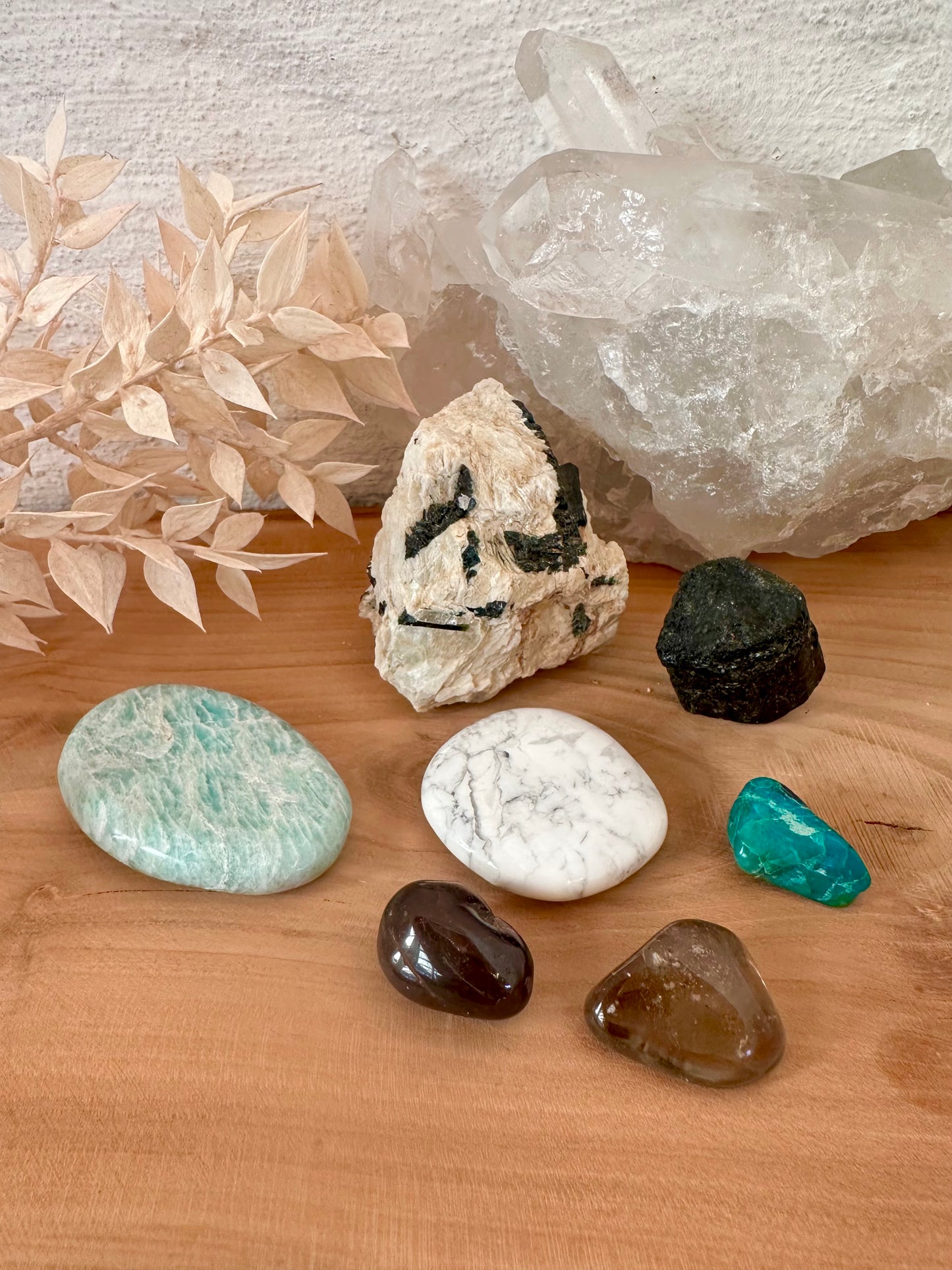 ENTSPANNUNG ✧ Edelstein-Unikat-Set L