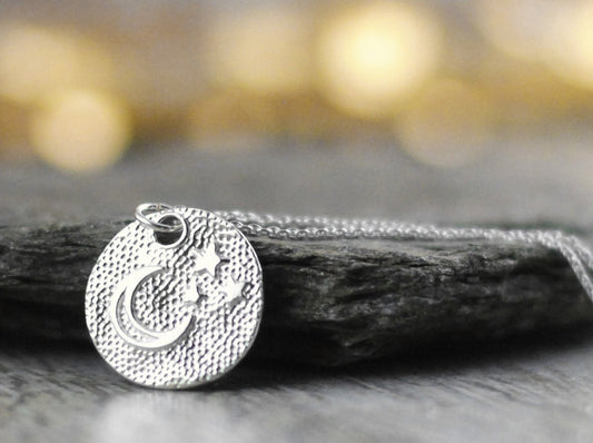 925er Silber Kette "Sternenhimmel"