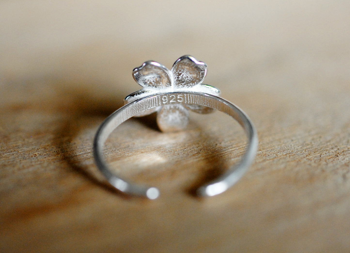 925er Silber Ring Blüte