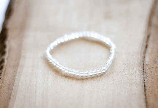 Bergkristall Armband facettiert