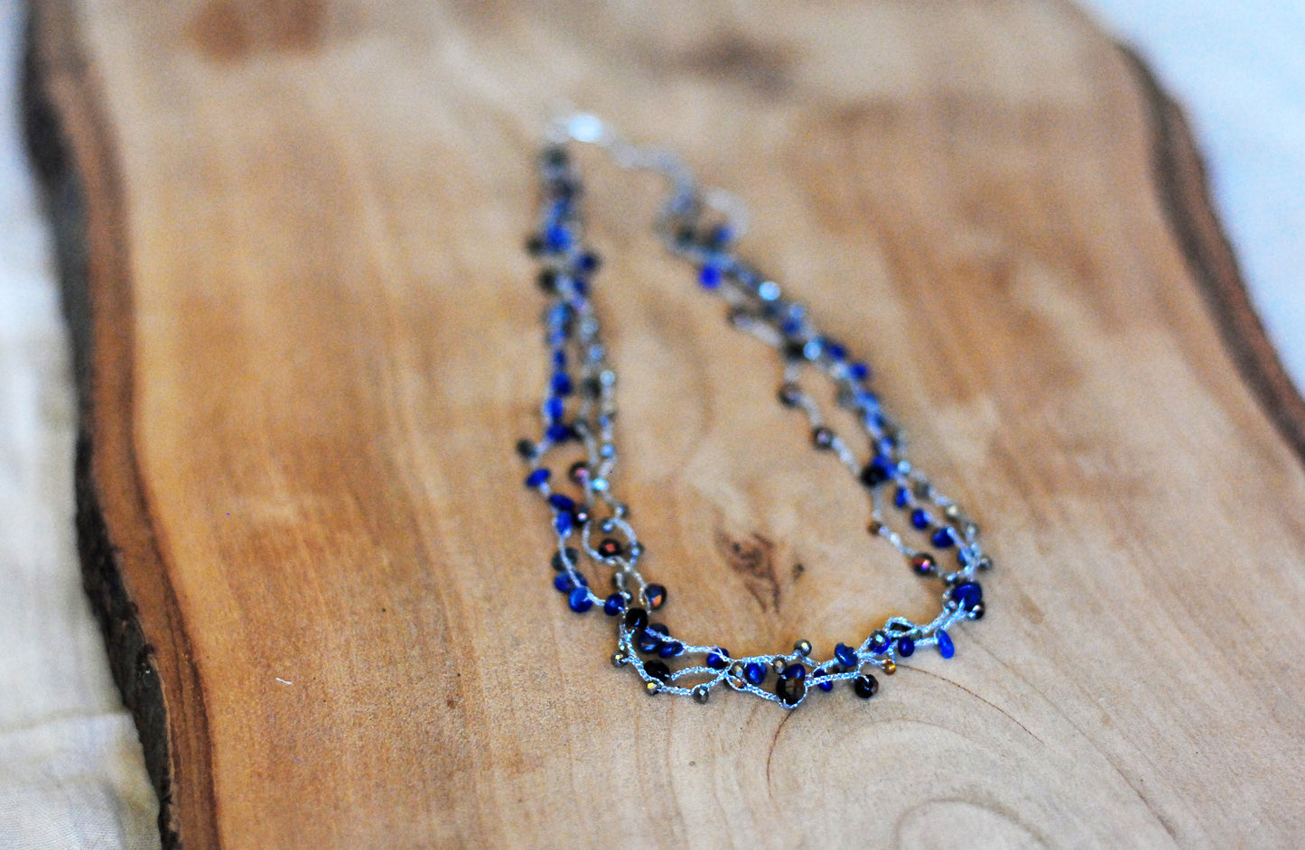 Unikat-Kette "Sternenhimmel" mit Lapislazuli