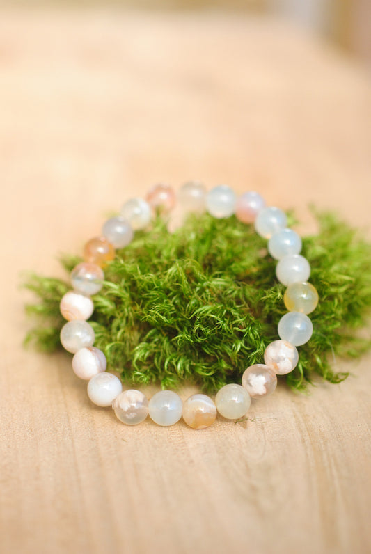 Kirschblütenachat Armband