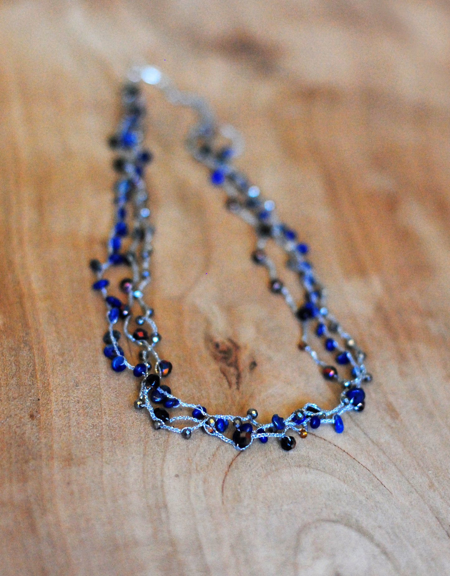 Unikat-Kette "Sternenhimmel" mit Lapislazuli