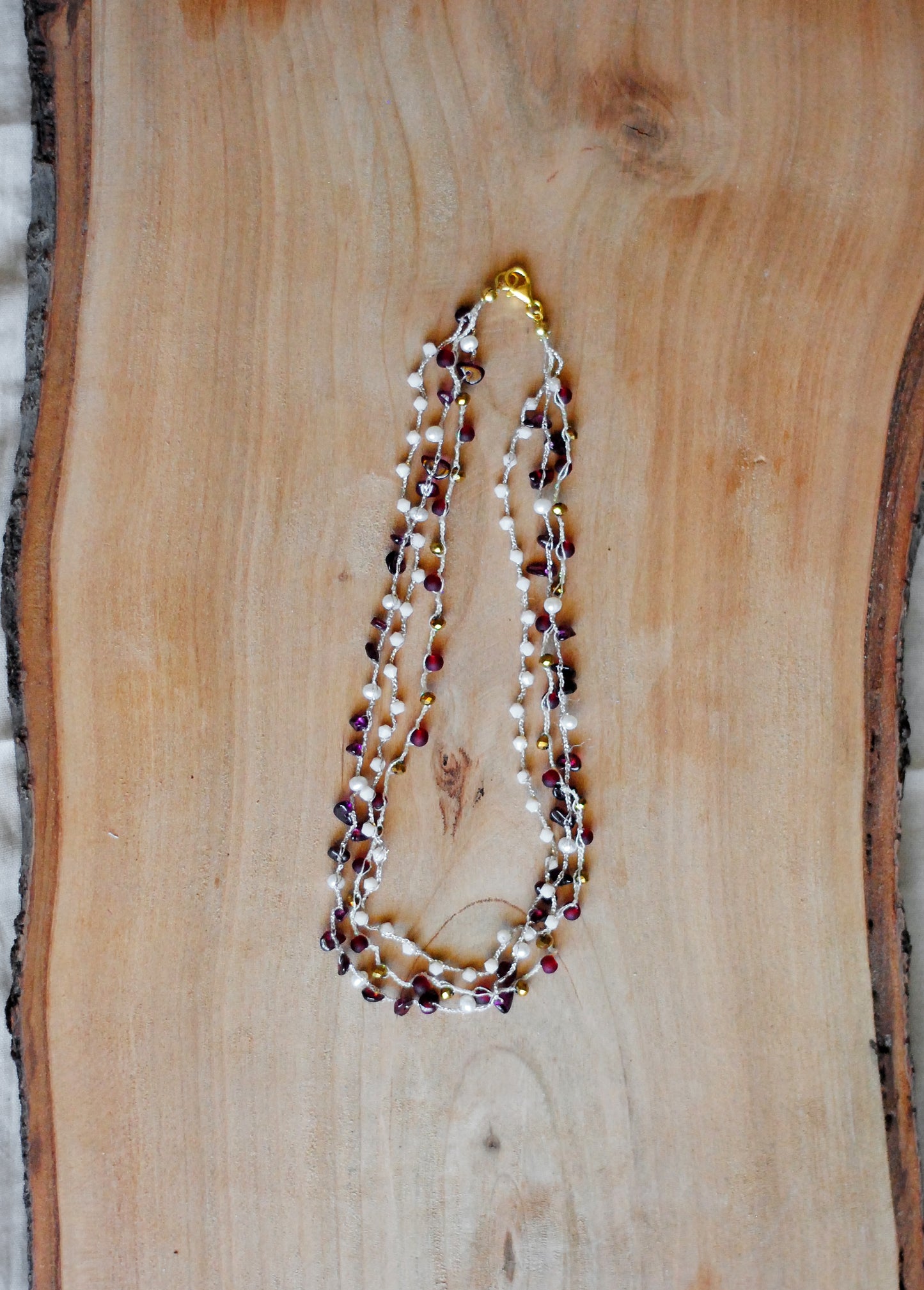 Unikat-Kette "Ruby" mit Granat