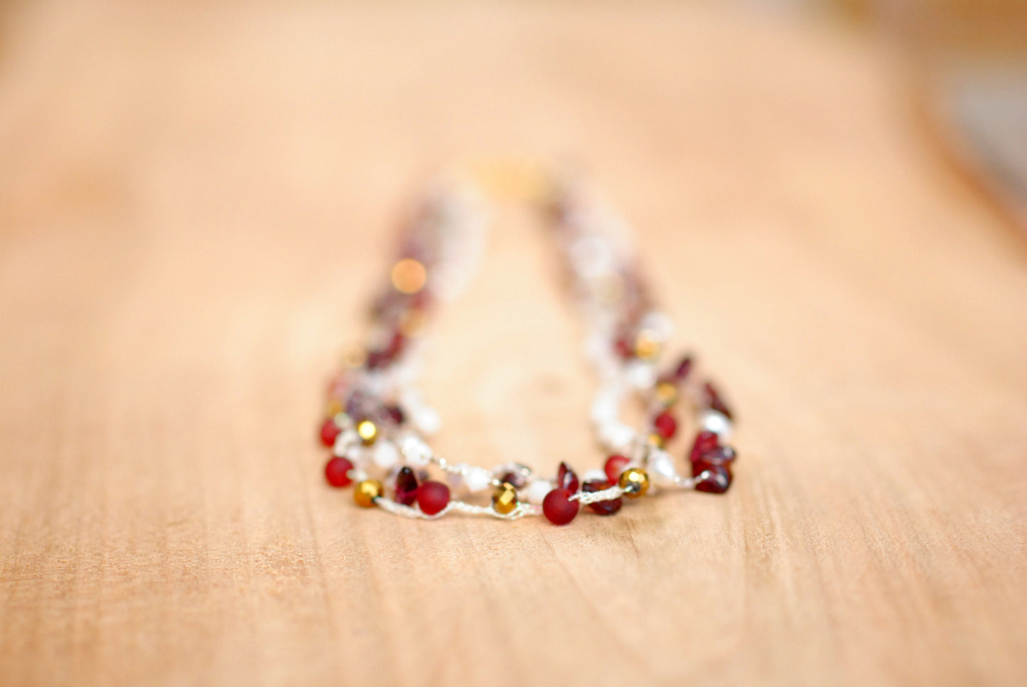 Unikat-Kette "Ruby" mit Granat