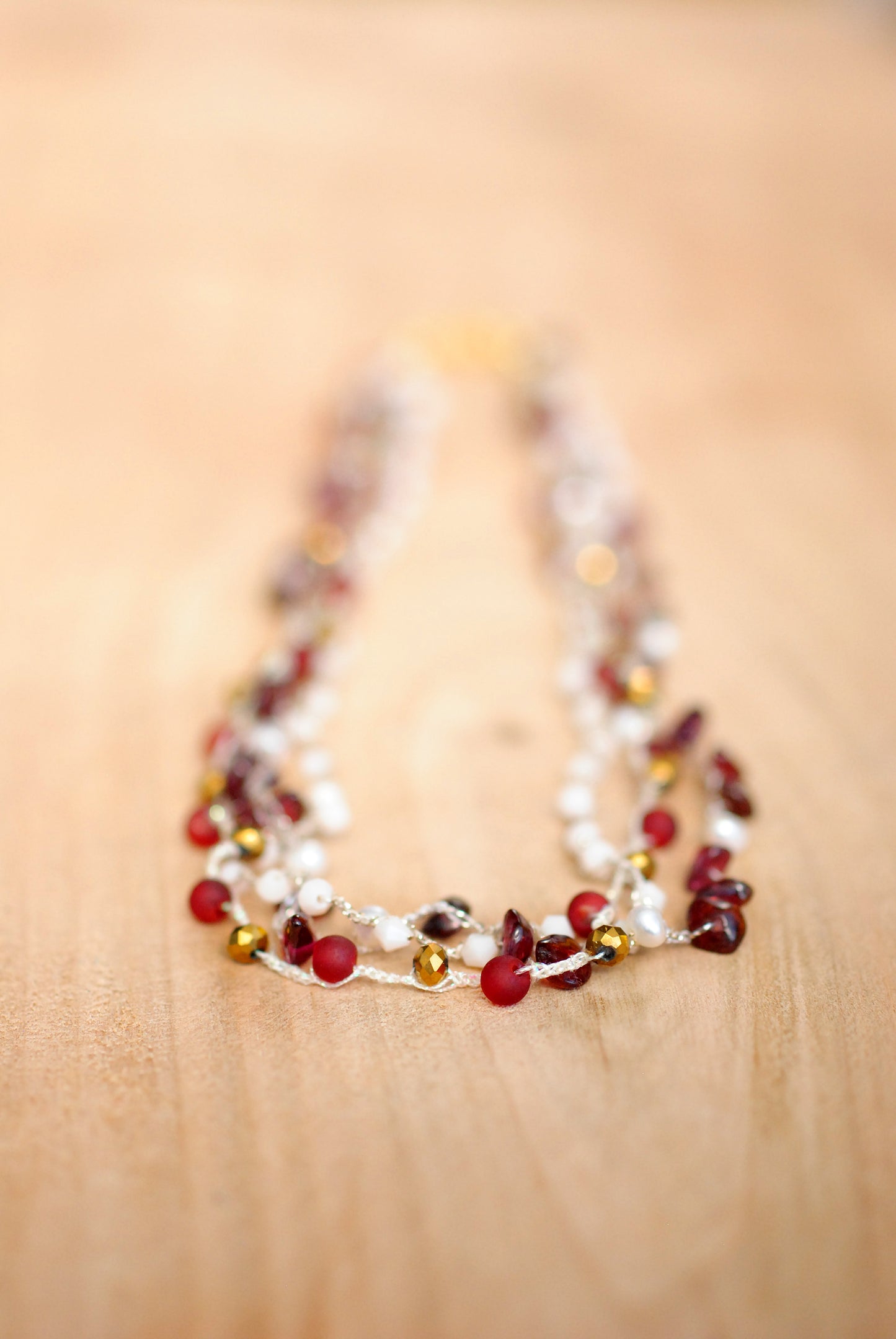 Unikat-Kette "Ruby" mit Granat