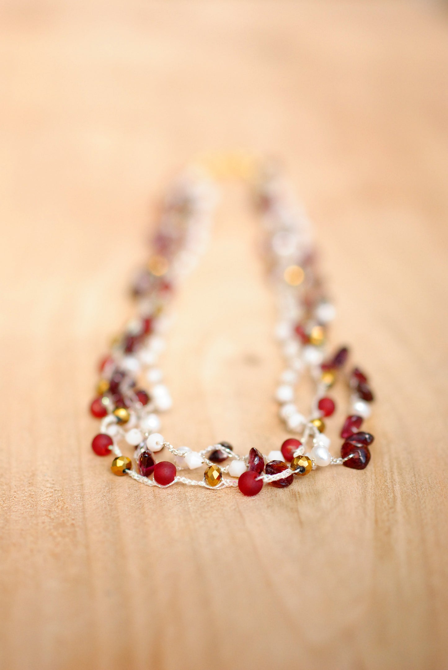 Unikat-Kette "Ruby" mit Granat