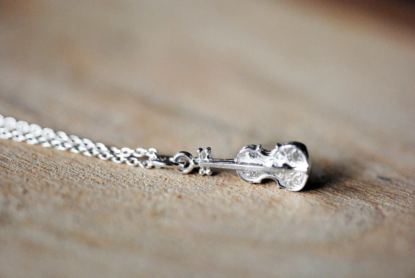 925er Silber Kette "Violine"