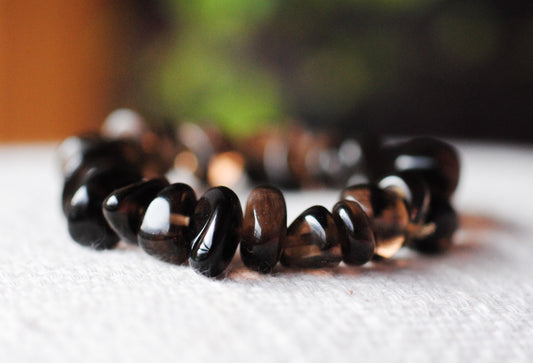 Rauchquarz Armband dunkel