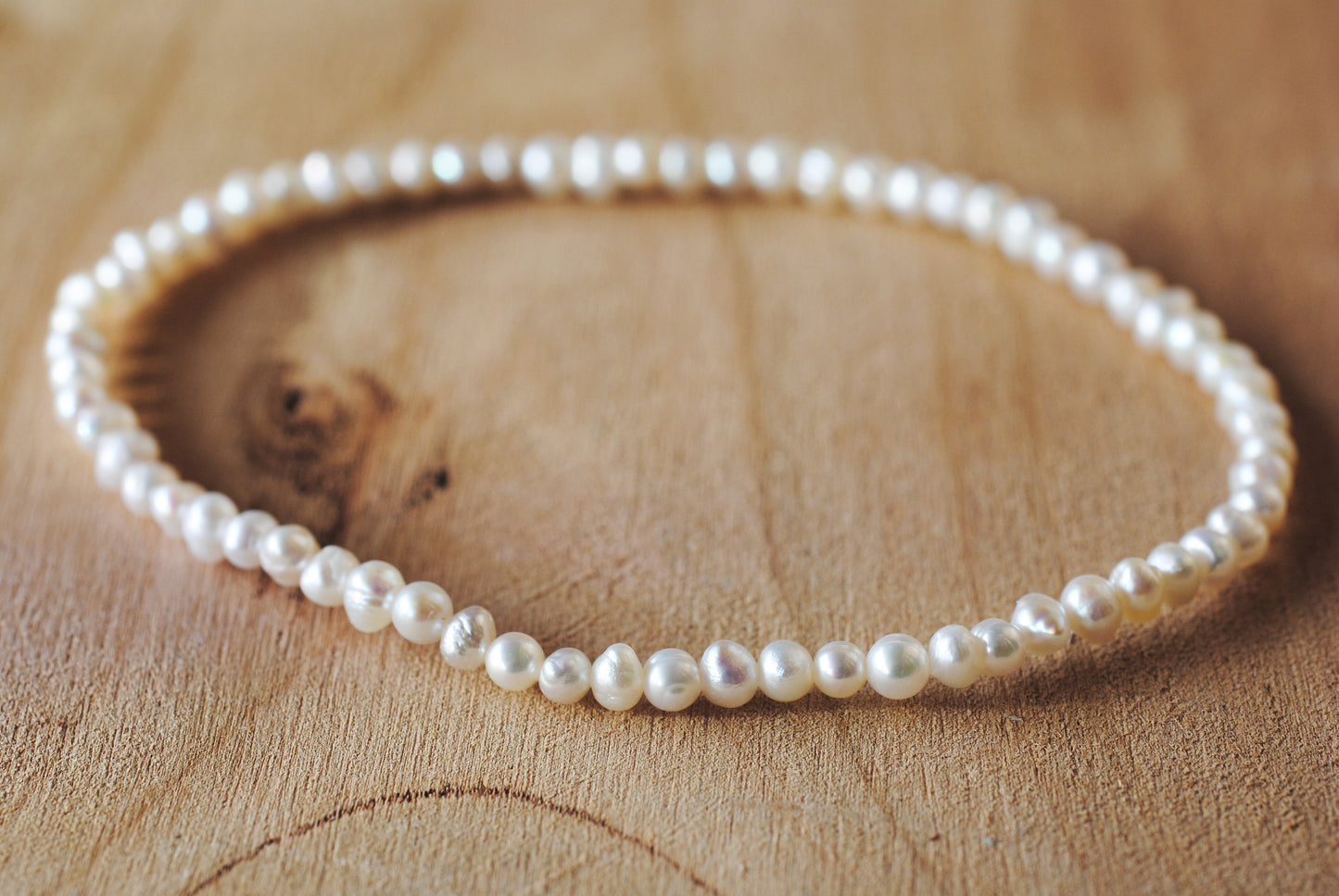 Süßwasserperlen Mini - Schlichtes Armband