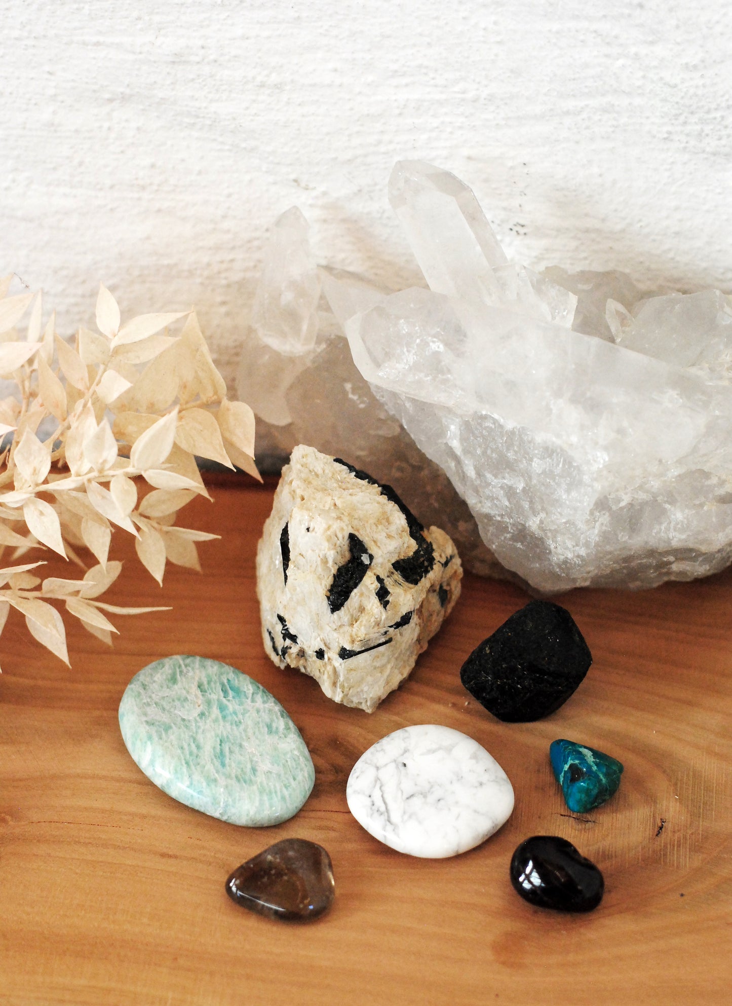 ENTSPANNUNG ✧ Edelstein-Unikat-Set L