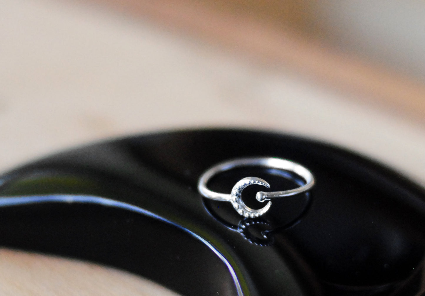 925er Silber Ring "Mondlicht"
