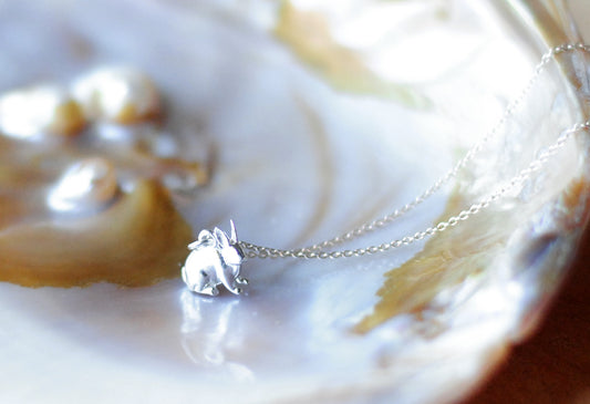 925er Silber Kette "Hase"