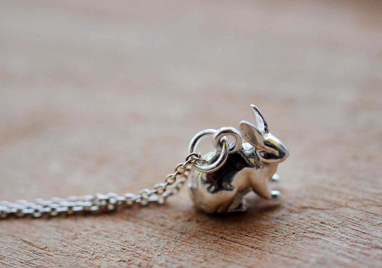 925er Silber Kette "Hase"