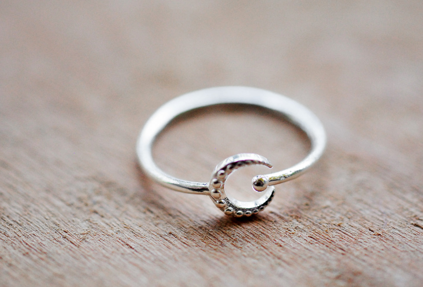 925er Silber Ring "Mondlicht"