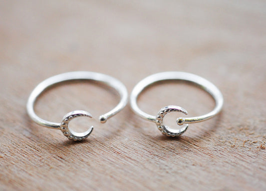 925er Silber Ring "Mondlicht"