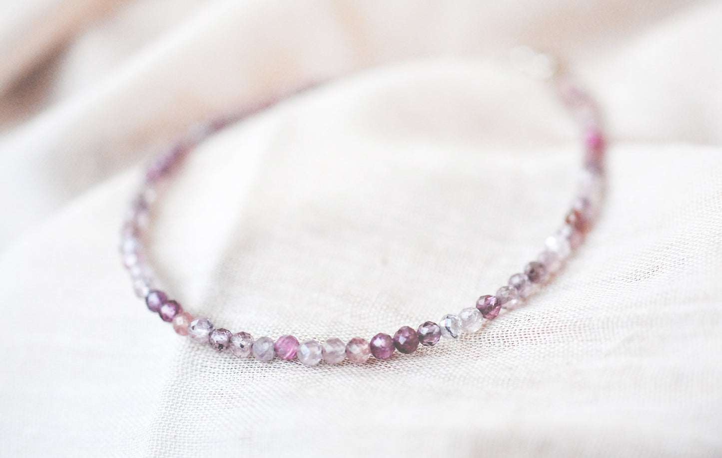 Spinell Armband facettiert
