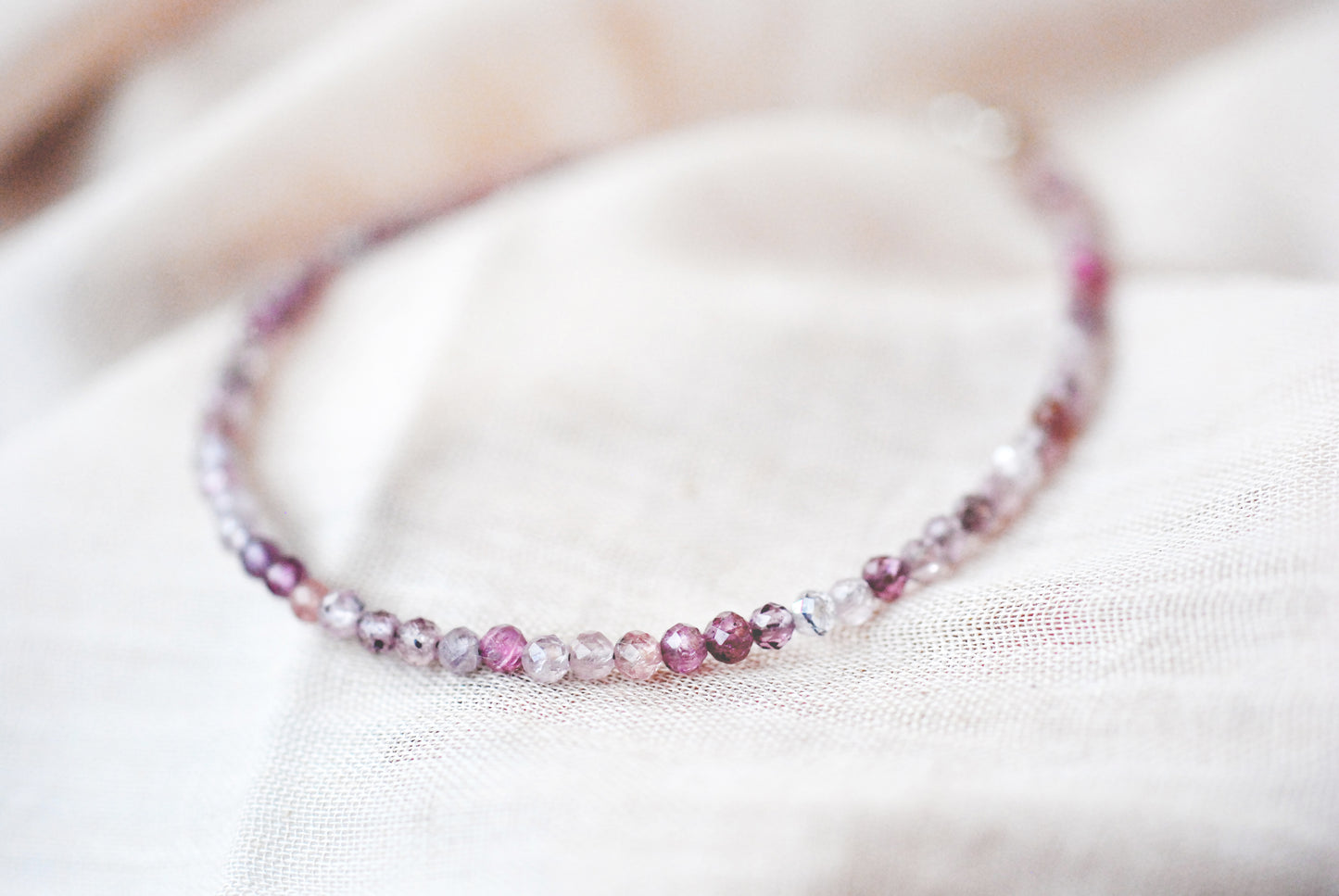 Spinell Armband facettiert