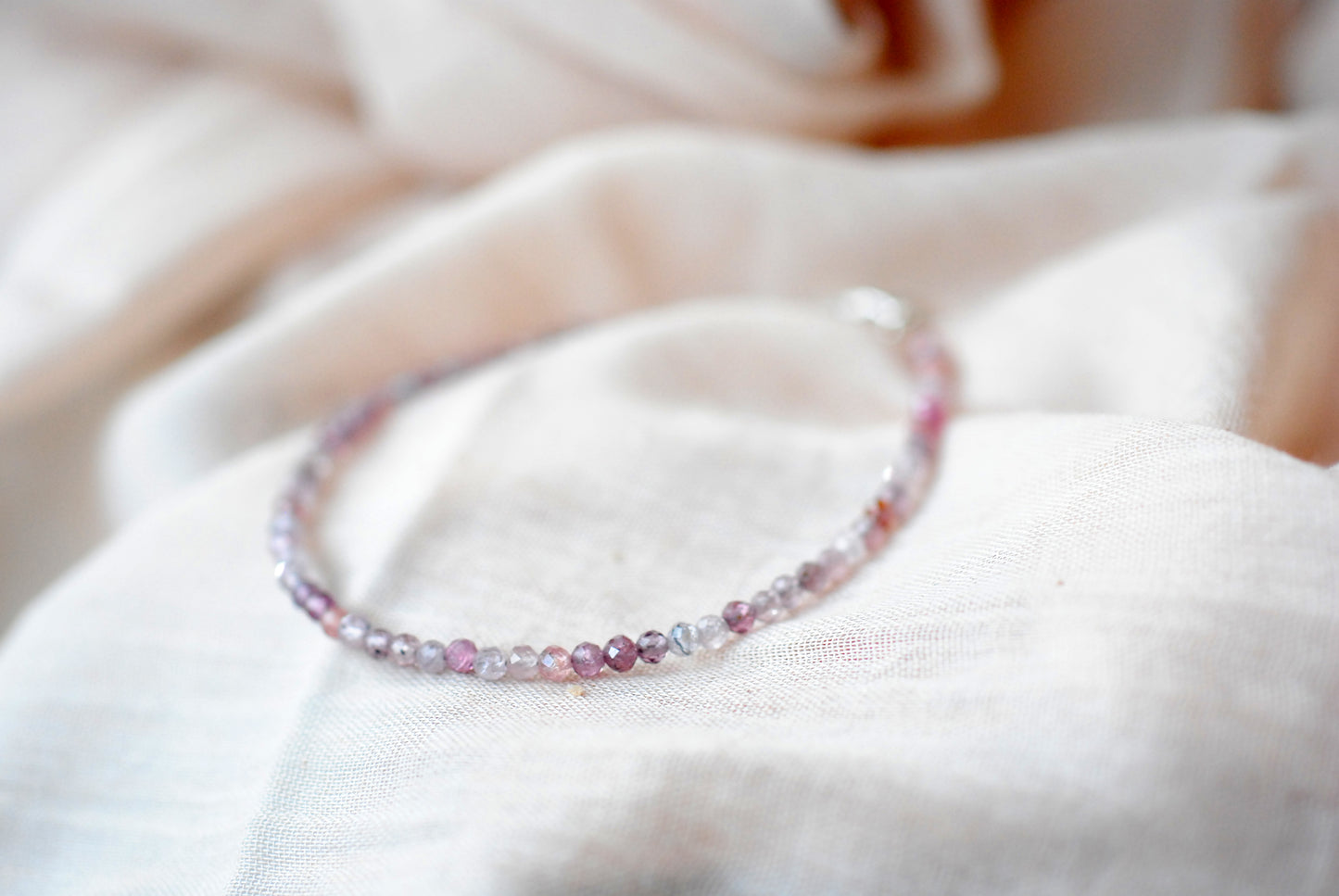 Spinell Armband facettiert